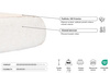 Matrace 160x200 přírodní - Futon Pascall Medium Natural Grey