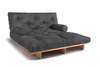 Rozkládací pohovka 160x200 - Slim Basic Classic - Pascall Futon Grey