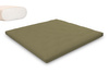 Matrace 200x200 přírodní - Futon Pascall Slim Natural Khaki