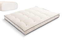 Matrace 160x200 přírodní - Futon Pascall Medium Natural Kedro Ecru
