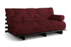 Rozkládací pohovka 180x200 - Slim Exclusive Black - Pascall Futon Maroon