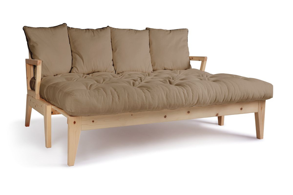 Rozkládací pohovka 200 cm - Sakura - Pascall Futon Beige