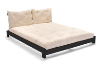 Pascall Dřevěná postel 180x200 - Aisha Exclusive Black