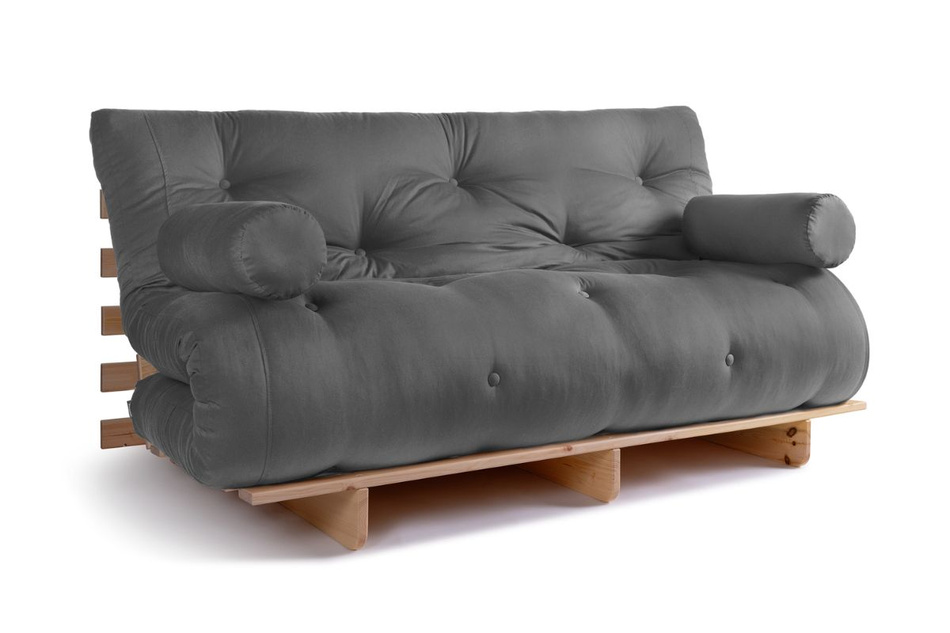Rozkládací pohovka 160x200 - Slim Exclusive Classic - Pascall Futon Grey
