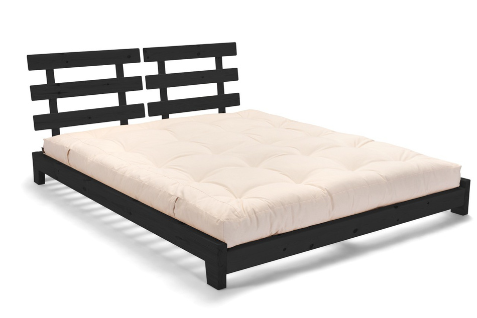 Pascall Dřevěná postel 90x200 - Aisha Classic Black