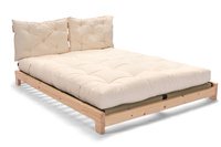 Pascall Dřevěná postel 140x200 - Aisha Exclusive Natura Tatami