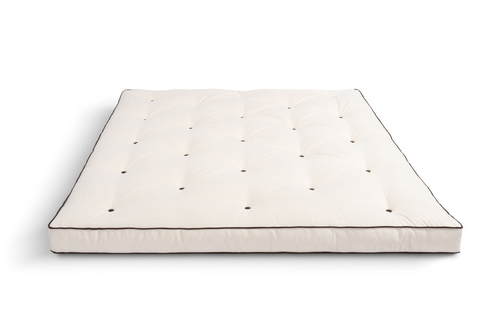 Matrace 160x200 přírodní s latexem - Futon Pascall Slim Latex Kedro Ecru
