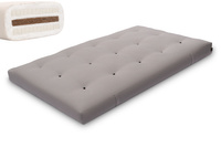 Matrace 120x200 přírodní s kokosem a 2x latexem - Futon Pascall Comfort Relax Grey