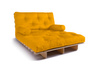 Rozkládací pohovka 120x200 - Slim Basic Classic - Pascall Futon Honey