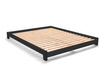Pascall Dřevěná postel 180x200 - Aisha Basic Black