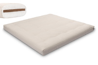 Matrace 200x200 přírodní s kokosem - Futon Pascall Medium Coco Ecru