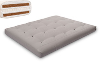 Matrace 160x200 přírodní s latexem a 2x kokosem - Futon Pascall Comfort Relax Hard Grey