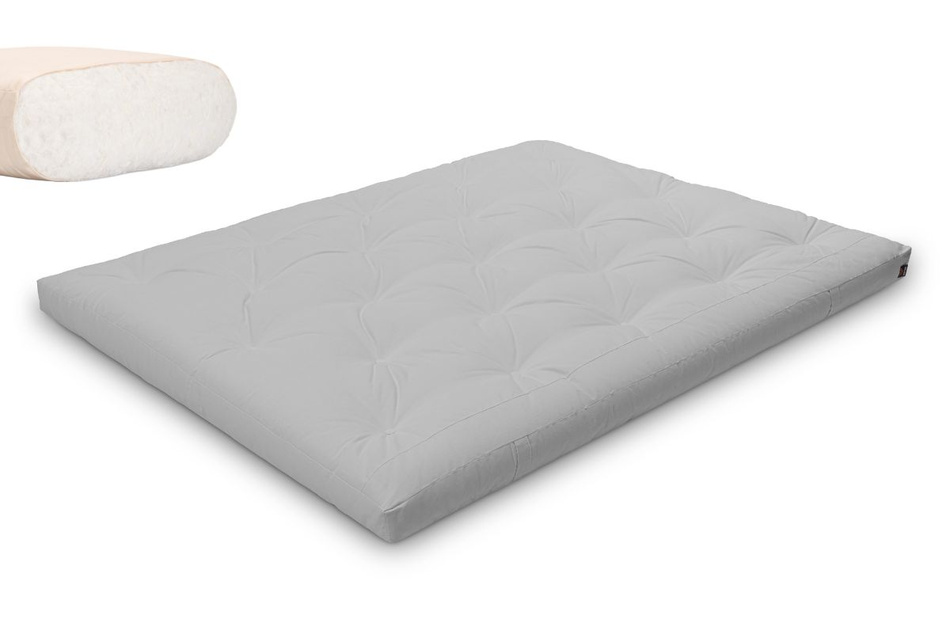 Matrace 160x200 přírodní - Futon Pascall Slim Natural Dove Ash