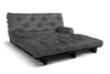 Rozkládací pohovka 180x200 - Slim Comfort Black - Pascall Futon Grey