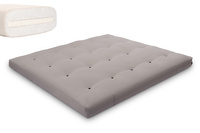 Futon Pascall Medium Latex - Matrace 180x200 Grey - přírodní s latexem