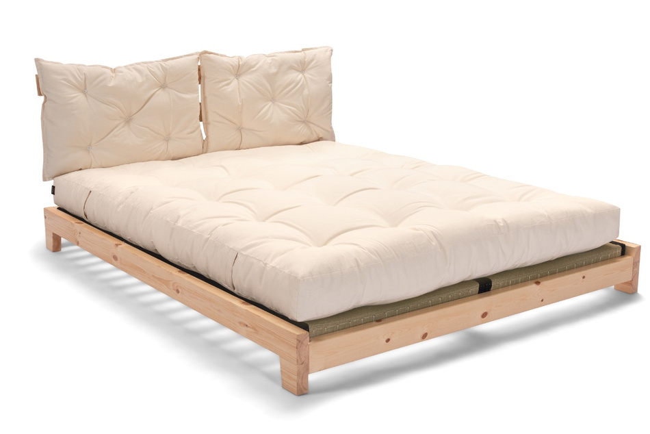 Pascall Dřevěná postel 90x200 - Aisha Exclusive Natura Tatami