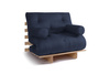 Rozkládací pohovka 90x200 - Slim Comfort Classic - Pascall Futon Námořnická modrá