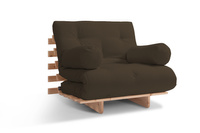 Zahradní pohovka 90x200 rozkládací - Freedom Classic - Pascall Futon Marron