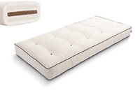 Matrace 90x200 přírodní s kokosem a 2x latex - Futon Pascall Comfort Relax Kedro Ecru