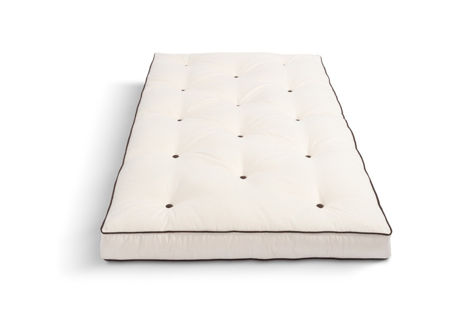 Matrace 90x200 přírodní - Futon Pascall Slim Natural Kedro Ecru