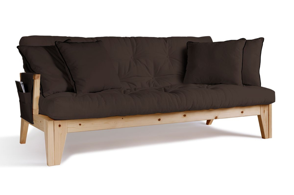 Rozkládací pohovka 200 cm - Sakura - Pascall Futon Brown