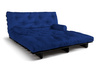 Rozkládací pohovka 180x200 - Slim Comfort Black - Pascall Futon Prairie
