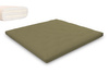 Matrace 200x200 přírodní s latexem - Futon Pascall Slim Duo Latex Khaki