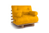 Rozkládací pohovka 90x200 - Slim Exclusive Classic - Pascall Futon Honey
