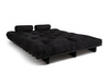 Rozkládací pohovka 160x200 - Slim Basic Black - Pascall Futon Black