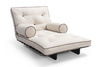 Rozkládací pohovka 90x200 - Slim Comfort Kedro Black - Pascall Futon Povlečení