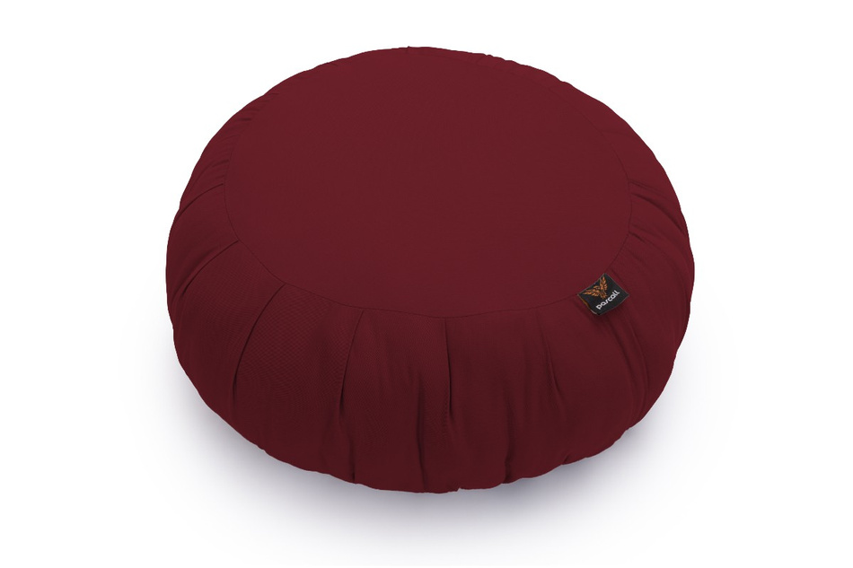 Meditační polštář Zafu - 25x50cm - Pascall Maroon