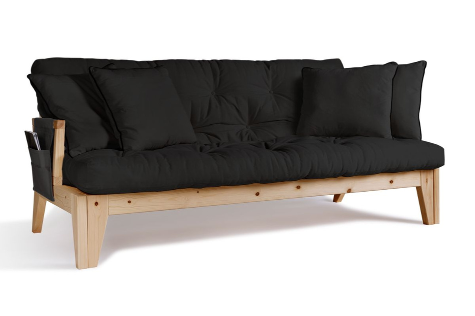 Rozkládací pohovka 200 cm - Sakura - Pascall Futon Black