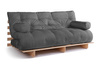 Rozkládací pohovka 180x200 - Slim Basic Classic - Pascall Futon Grey