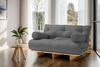 Rozkládací pohovka 180x200 - Slim Basic Black - Pascall Futon Černá barva