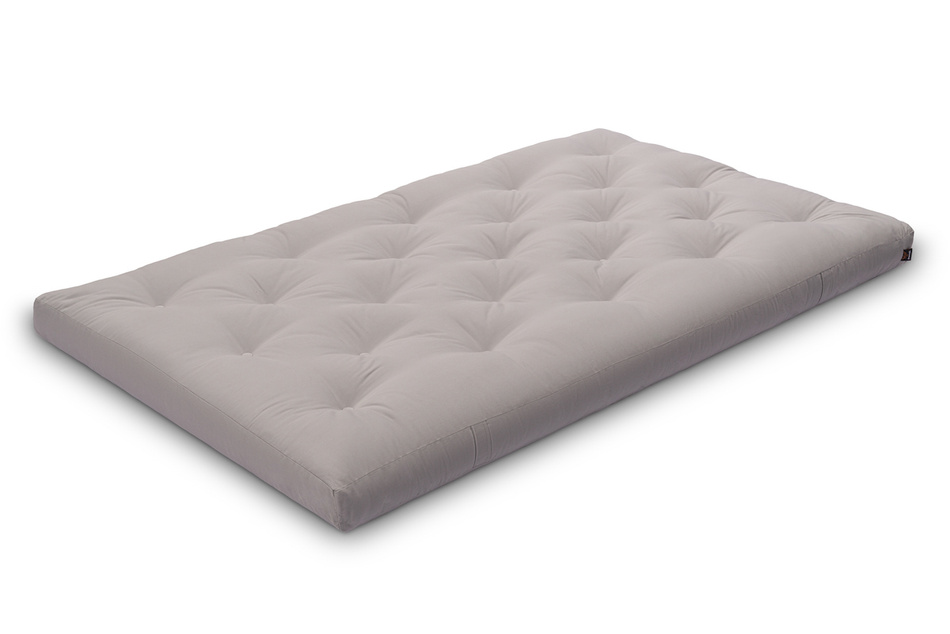 Matrace 120x200 přírodní - Futon Pascall Slim Natural Grey