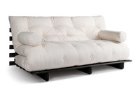 Rozkládací pohovka 180x200 - Slim Exclusive Black - Pascall Futon Ecru