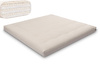 Matrace 200x200 přírodní s latexem - Futon Pascall Comfort Trio Latex Wool Ecru