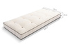 Matrace 90x200 přírodní s latexem - Futon Pascall Comfort Trio Latex Wool Kedro Ecru