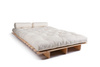 Rozkládací pohovka 120x200 - Slim Comfort Classic - Pascall Futon Ecru