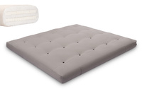 Futon Pascall Medium Duo Latex - Matrace 180x200 Grey - přírodní s latexem