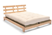 Pascall Dřevěná postel 140x200 - Aisha Classic Natura Tatami