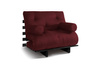 Rozkládací pohovka 90x200 - Slim Exclusive Black - Pascall Futon Maroon