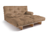 Rozkládací pohovka 140x200 - Slim Basic Classic - Pascall Futon Béžová barva