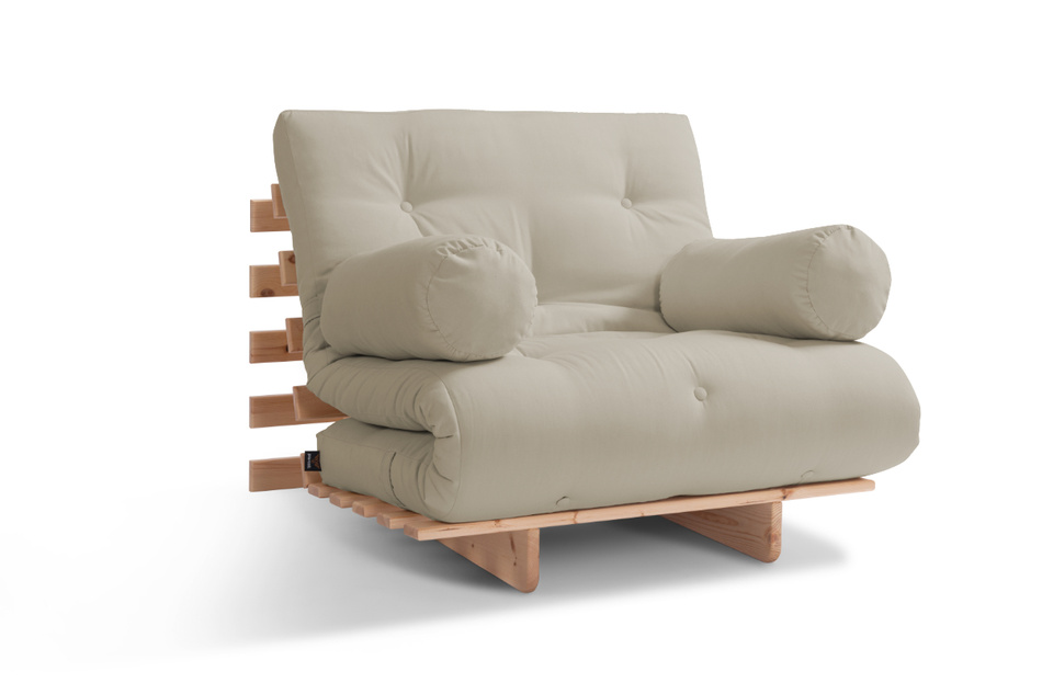 Zahradní pohovka 90x200 rozkládací - Freedom Classic - Pascall Futon Gris