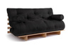 Rozkládací pohovka 160x200 - Slim Basic Classic - Pascall Futon Black