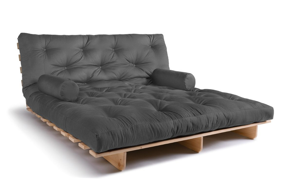 Rozkládací pohovka 180x200 - Slim Exclusive Classic - Pascall Futon Grey