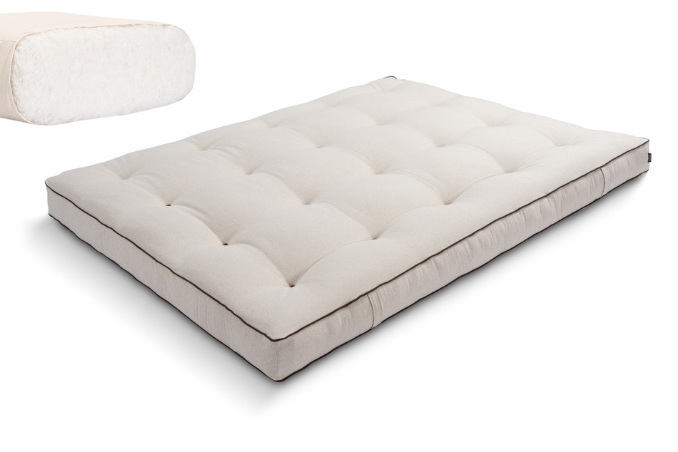 Matrace 180x200 přírodní - Futon Pascall Medium Natural Kedro Povlečení