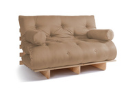 Rozkládací pohovka 140x200 - Slim Comfort Classic - Pascall Futon Béžová barva