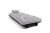 Rozkládací pohovka 90x200 - Slim Comfort Black - Pascall Futon Popel holubice
