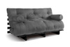 Rozkládací pohovka 160x200 - Slim Basic Black - Pascall Futon Grey